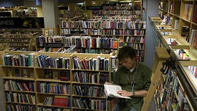 The Borders Book &amp; Music store in South Yarra in 2001.