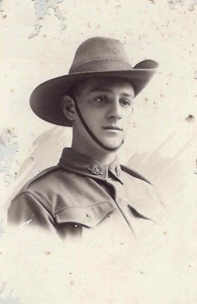 Shot on his 20th birthday … the only known photo of Harold Thomson Smith, newly found by relative Ross Stansfield-Smith who provided DNA to help identify the fallen engineer.