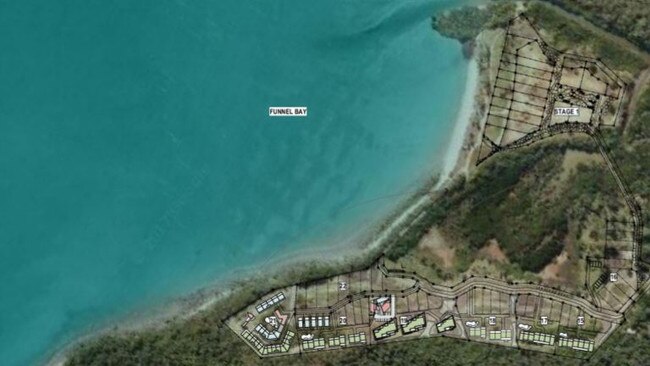 Approval for a huge development at Funnel Bay has been given an 18-month extension. Photo: Whitsunday Regional Council