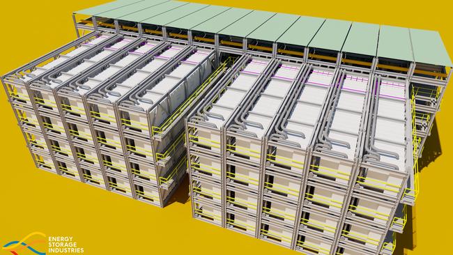 Energy Centre Concept. Photo: Energy Storage Industries.
