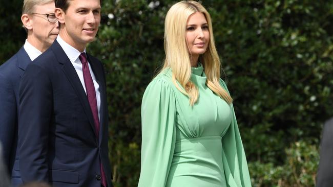 Ivanka Trump and Jared Kushner are distancing themselves from Donald Trump. Picture: AFP.