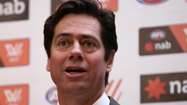 Gillon McLachlan is focused on the mental and physical welfare of players. Picture: Getty Images