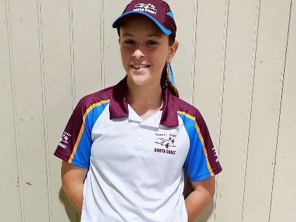 South Coast 13-15 years girls cricket team. Pictured: Lily Markou