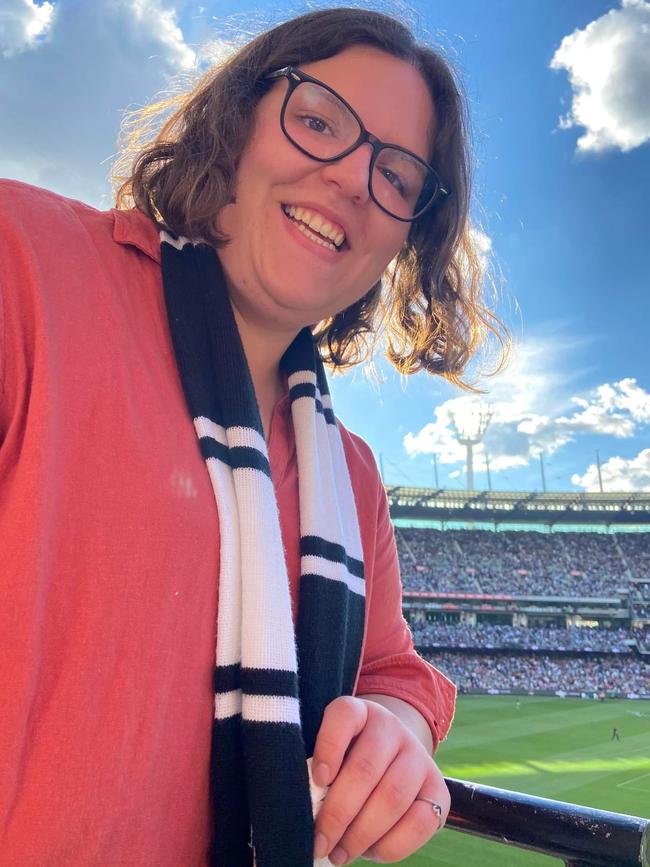 Elisabeth loved her local club Laurimar Power and one day hoped to be a physiotherapist for her favourite AFL club Collingwood. Picture: Supplied