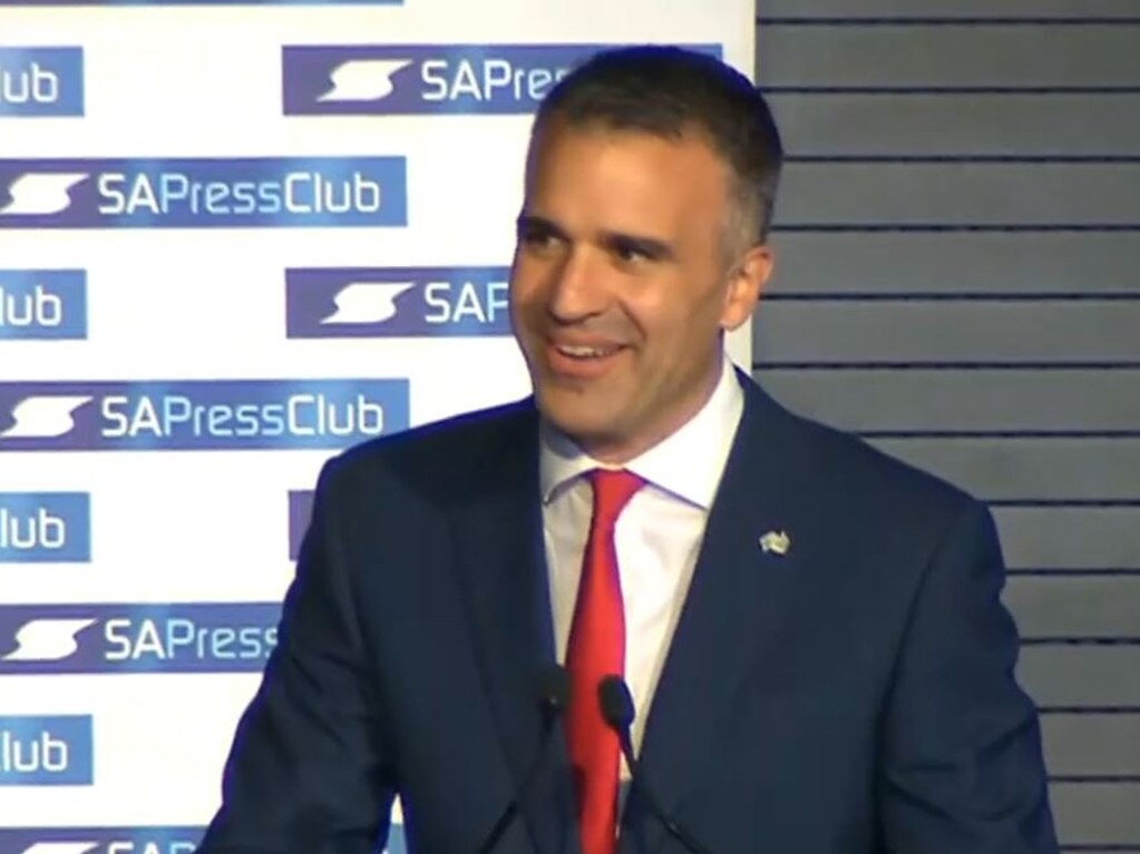 SA Opposition Leader Peter Malinauskas also answered 'no' to the bizarre question. Picture: Supplied.