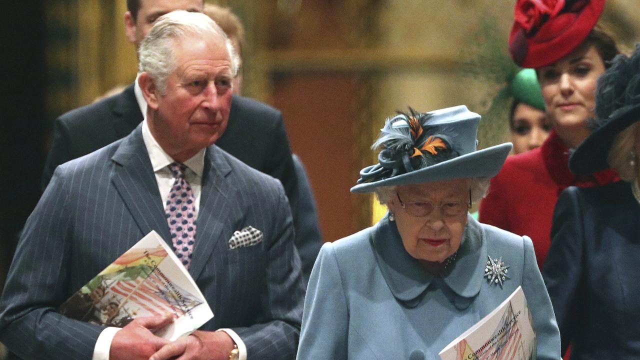 There were initially fears that Charles may have infected the Queen, who he was seen with on March 9 at a Westminster Abbey service. Picture: Yui Mok/PA via AP, File