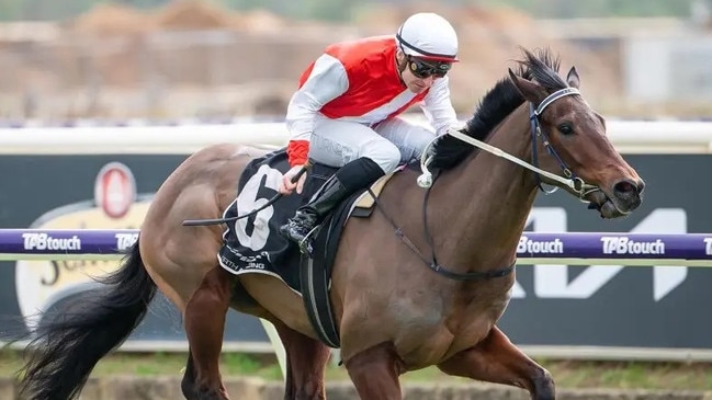 The Ladbrokes Racing Club owned Horcrux winning at Ascot