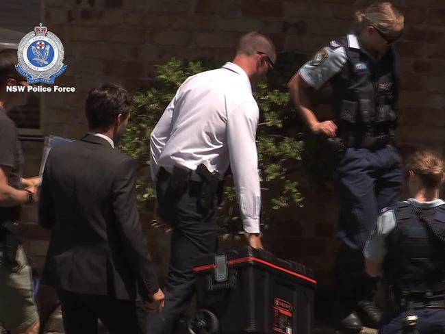 Mr Haywood was charged when police raided his parent’s home at Mount Elliott. Picture: NSW Police