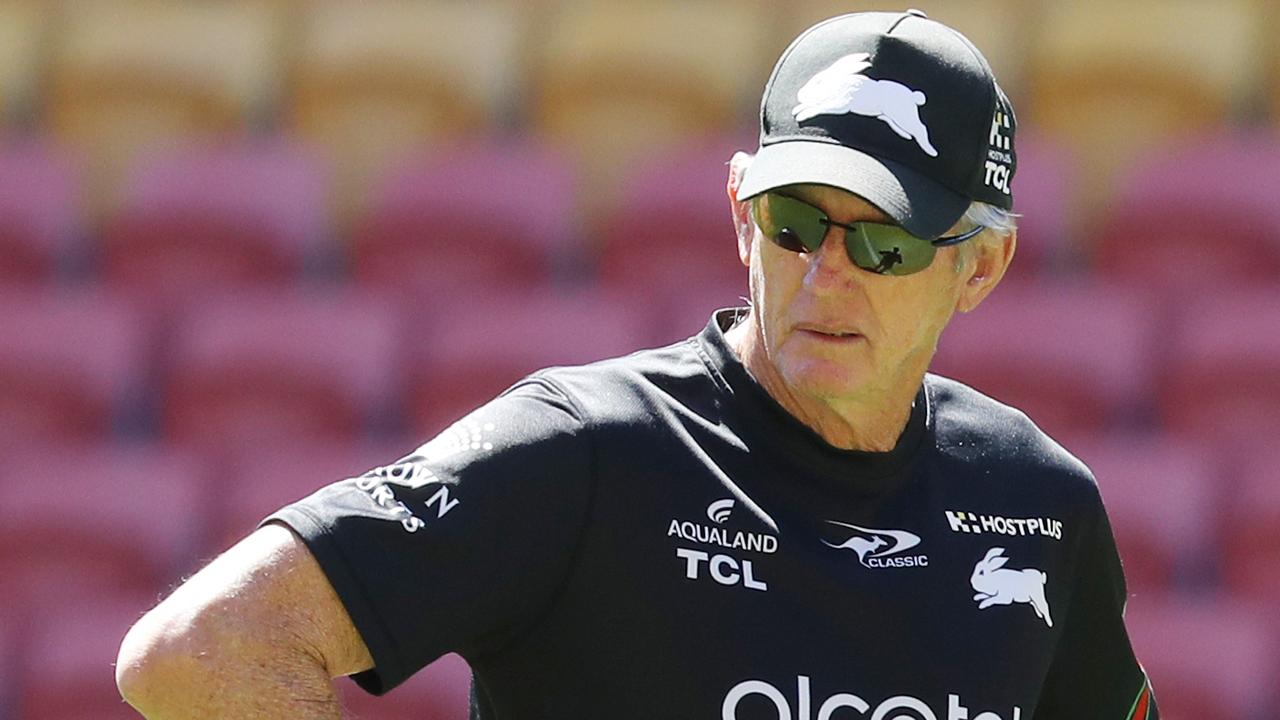 South Sydney Rabbitohs at Suncorp Stadium - Wayne Bennett at the Bunnies Captains Run. Pic Annette Dew