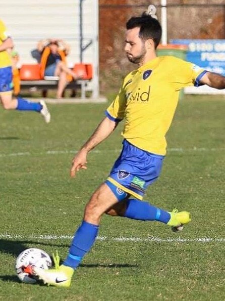 Musgrave midfielder Raphael Chiezzi in action for Broadbeach. Pic: Supplied.