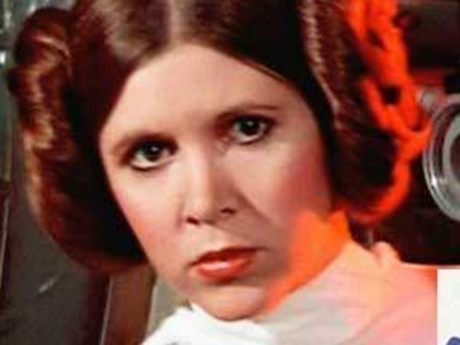 Carrie Fisher melted hearts as Princess Leia. Picture: Supplied