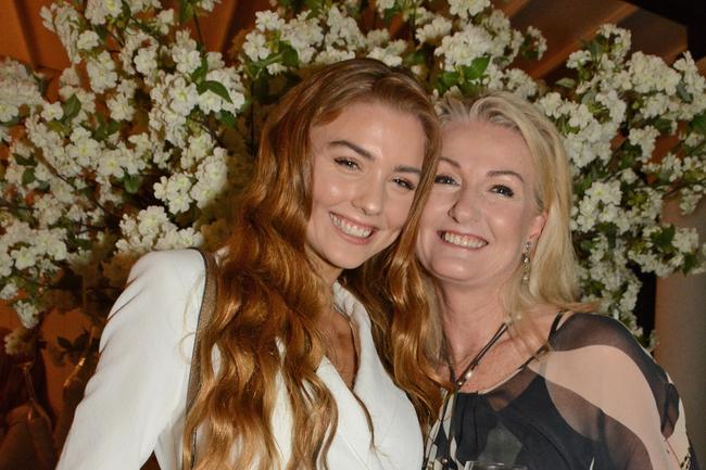 Tara Goddard and Leigh Goddard at the launch of Gold Coast Fashion Week at The Island, Surfers Paradise. Picture: Regina King