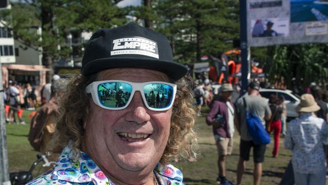 Terry A’Tappa Teece in his David Smith at the Gold Coast Pro, Burleigh Heads. Picture: Glenn Campbell