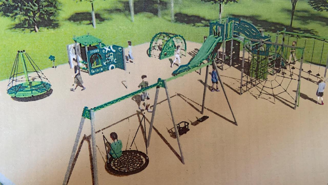 Designs for the new playground at Childrens Park in Toogoolawah.