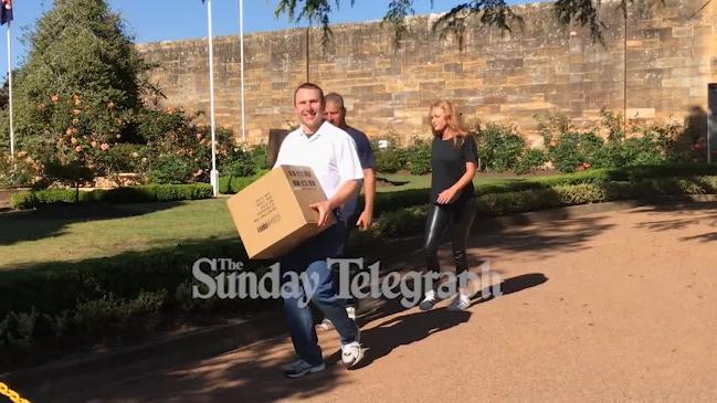 Richard Buttrose walks free from jail.