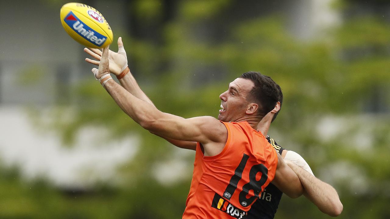 Jon Ceglar is set to start the season as Hawthorn’s first-choice ruckman.