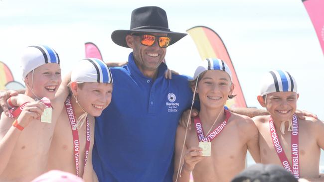 Action from the Queensland Youth Surf Life Saving Championships on February 17.