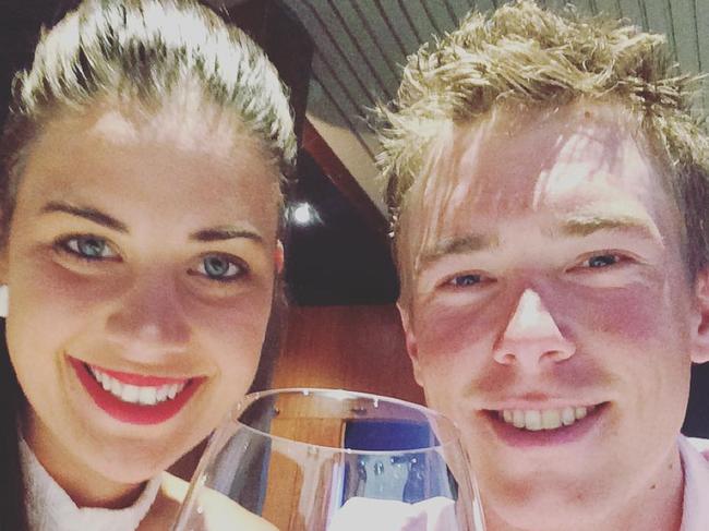 Rohan Dennis and Melissa Hoskins from their social media accounts .