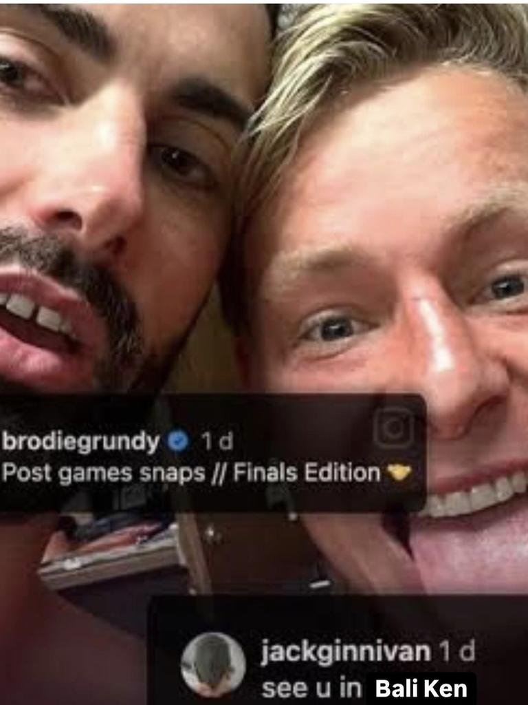 AFL fans mocked Ken Hinkley’s post-game antics following Port’s win over Hawthorn last week. Picture: Instagram / @dandoesfooty