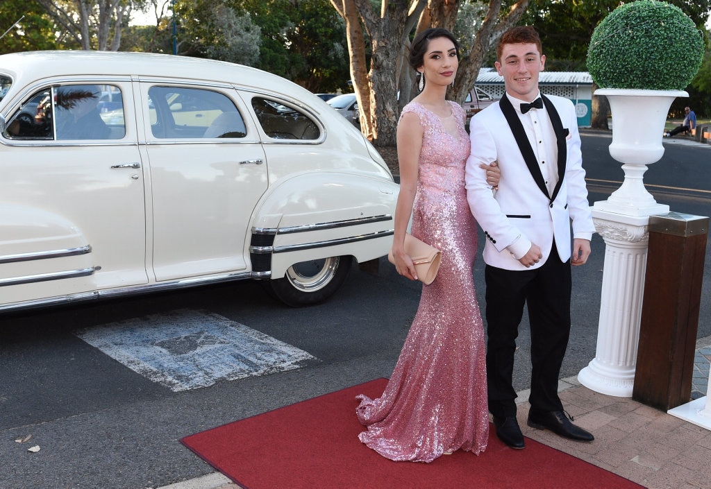 Hervey Bay High formal at the Waterfront - Tony Spencer and Gabby Wilke. Picture: Alistair Brightman