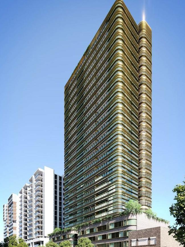 The project consists of 26 storeys and 108 units.