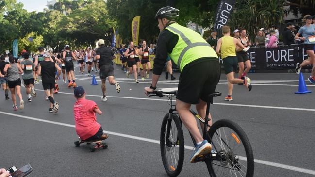 Some of the magic moments and action from the ASICS Runaway Noosa Marathon. Photo: Mark Furler