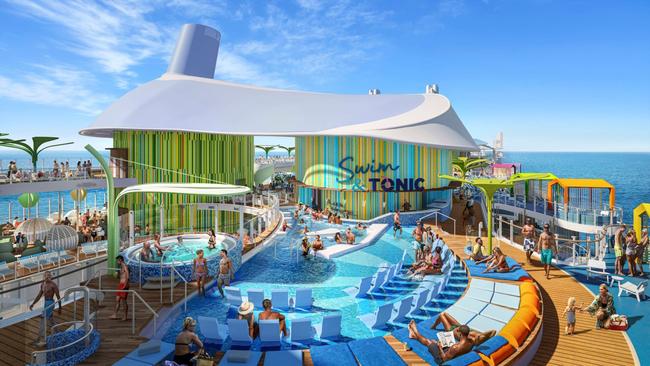 Swim & Tonic on Icon of the Seas.
