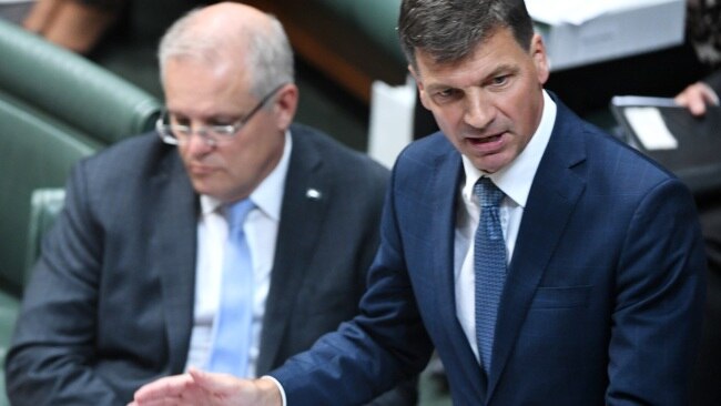 Energy Minister Angus Taylor said the nation did not want to set specific targets for certain emissions. Picture: Getty Images
