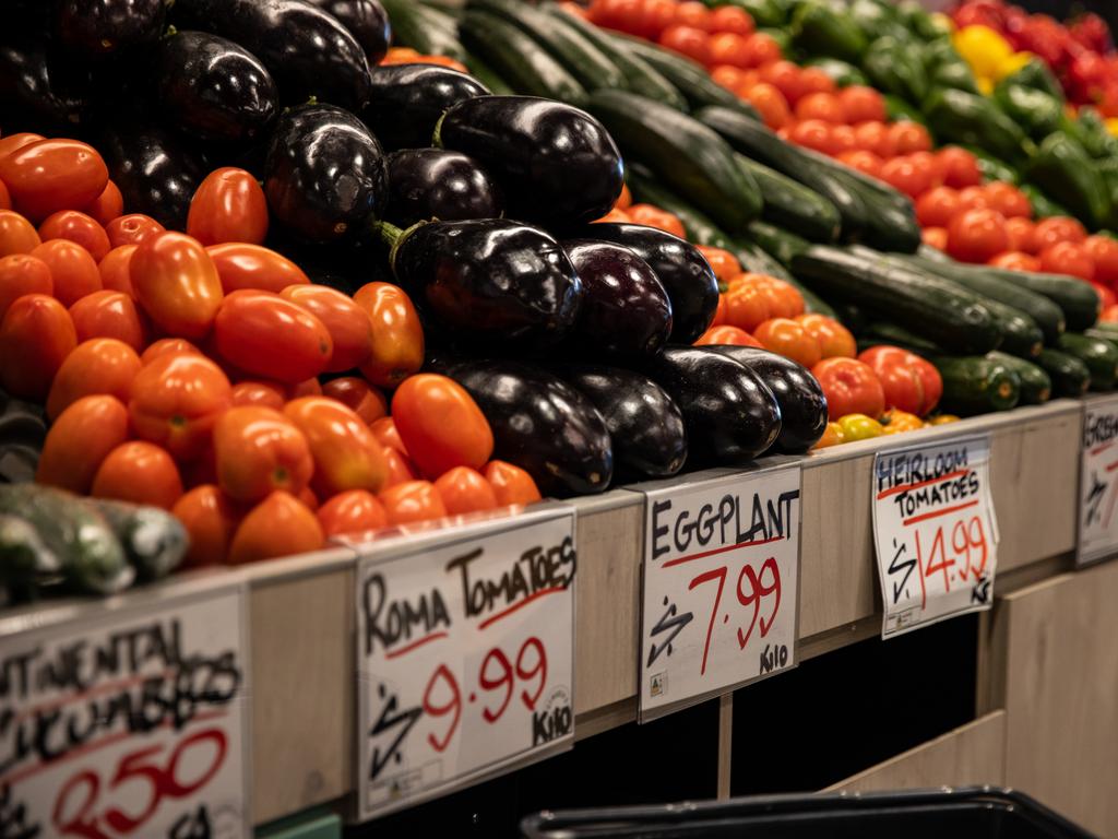 Fresh produce is seen in a supermarket in Melbourne on June 15, 2022. Image: AAP/Diego Fedele