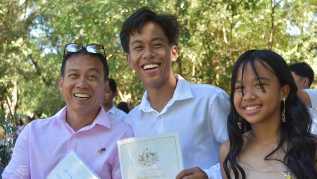 New citizens and true blue Aussie legends were celebrated at Dalby's Australia Day celebrations on January 26, 2021. Picture: Sam Turner