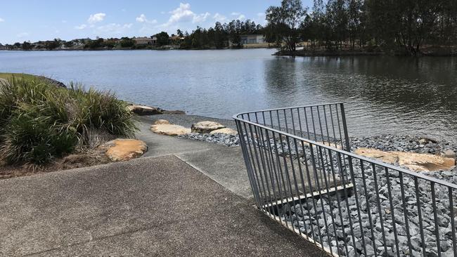 The location where one of the signs will be installed after people were spotted climbing into the water. Picture: Hermann Vorster