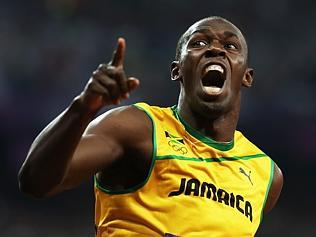  London Olympics 2012 - Athletics Day 13 - Jamaica's Usain Bolt wins the Men's 200m Final. Also winning the 100m he is the fi...