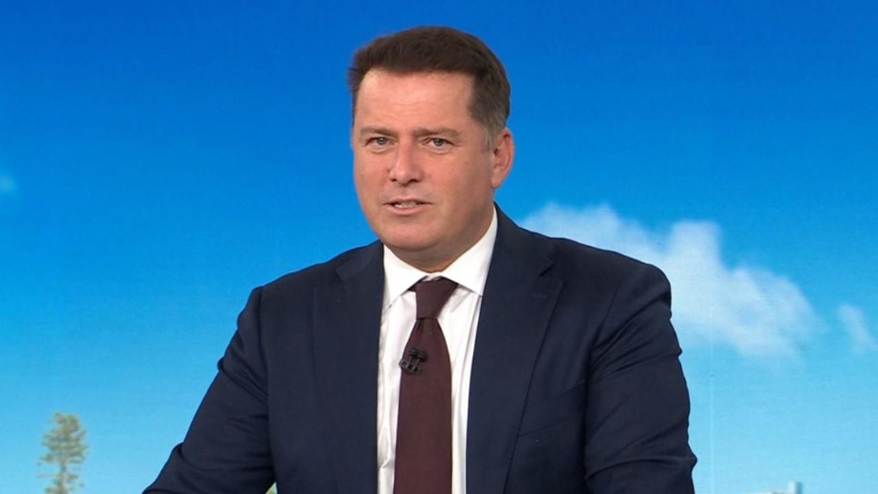 Karl Stefanovic ignored the story on air this morning. Picture: Channel 9