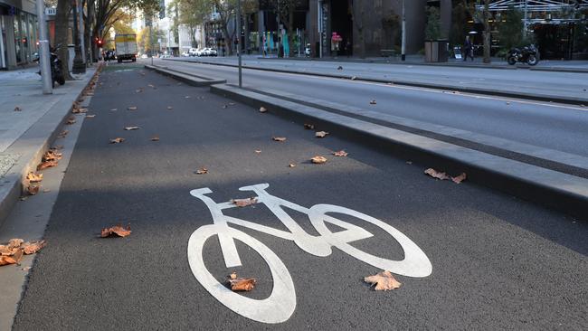 Steve Price fears a plethora of bike lanes will choke Melbourne. Picture: David Crosling