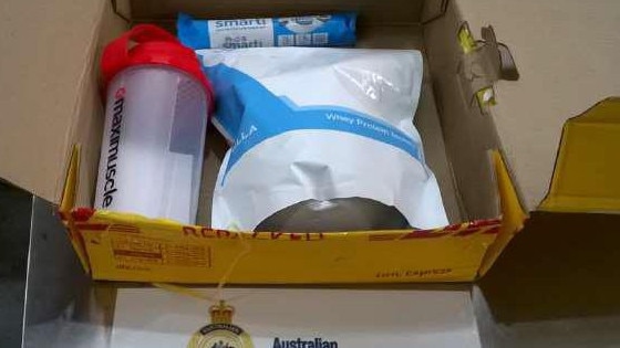 The ketamine was allegedly found in a package labelled as ‘health supplements’.