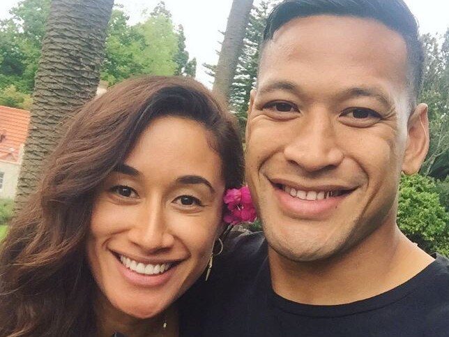Maria Tutaia & Israel Folau.
