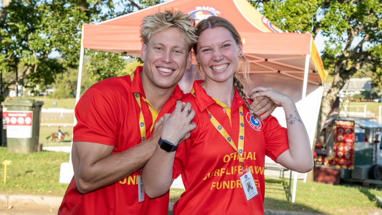 Bailey Kach and Morgan McDonald. Heritage Bank Toowoomba Royal Show. Thursday April 18th, 2024 Picture: Bev Lacey