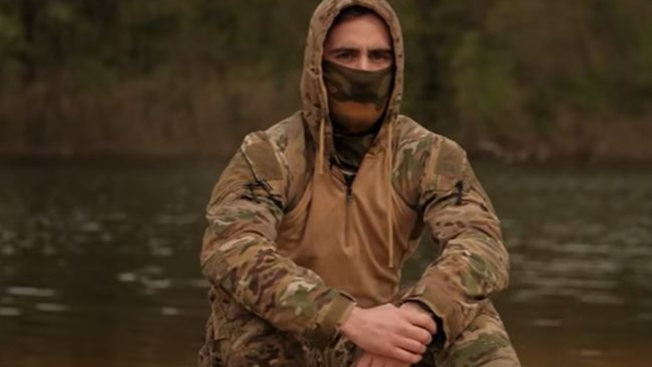 Australian soldier “Dave” who was the squad leader of the Chosen Company. Picture: Youtube