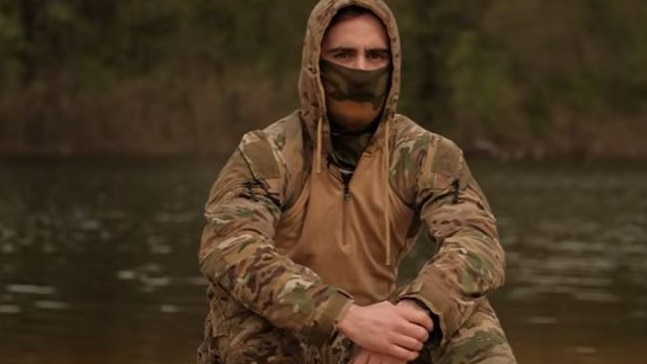 Australian soldier “Dave” who was the squad leader of the Chosen Company. Picture: Youtube