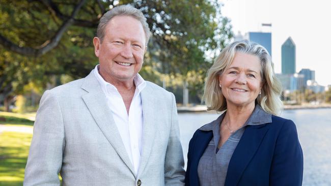 Andrew and Nicola Forrest.