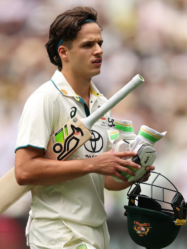 Konstas after his impressive Test match debut. Picture: Getty Images