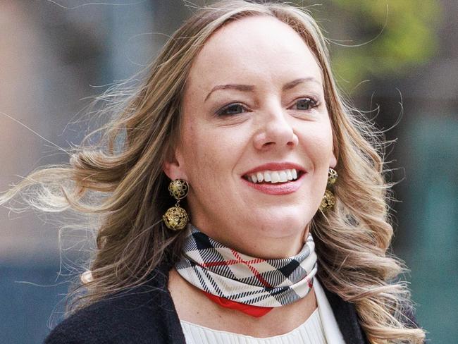 MELBOURNE, AUSTRALIA - Newswire Photos September 20, 2024: Renee Heath arrives at the Melbourne federal court as the defamation battle continues between Moira Deeming vs Victoria Liberal Leader John Pesutto.. Picture: NewsWire / Aaron Francis