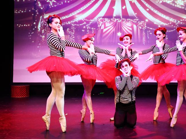 Dancers perform To The Circus, Unity Performing Arts Studio's end of year concert, at Bulmba-Ja Arts Centre. Picture: Brendan Radke