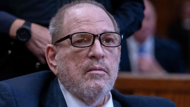 Disgraced US film producer Harvey Weinstein attends a court hearing at the Manhattan Criminal Court in New York on September 18, 2024. Picture: Jeenah Moon/Pool/AFP