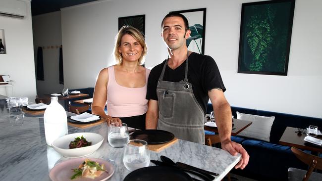 Owners Shannon and Tim Stewart at The North Room. Picture: Adam Head