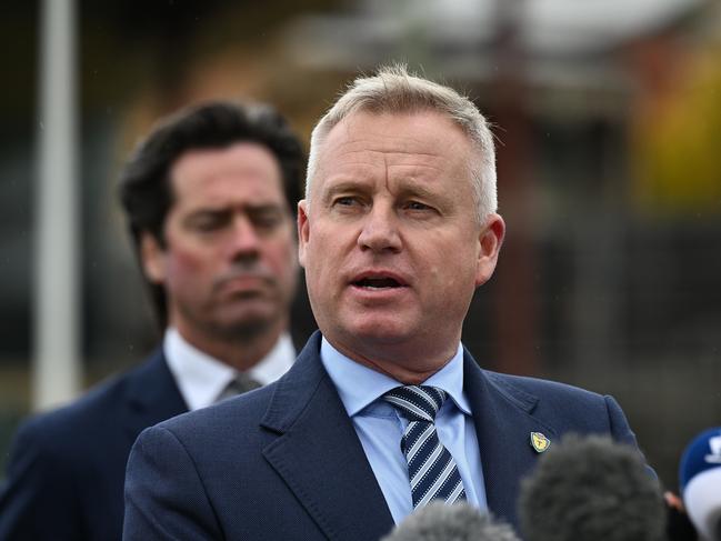 Jeremy Rockliff is facing pressure to keep his job as Premier.