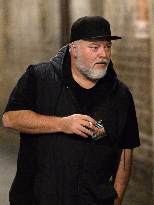 Kyle Sandilands following the do. Picture: Jeremy Piper