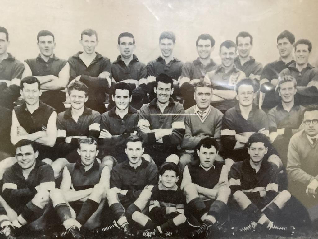John Caddy (top row, extreme right) in West Preston's 1960 A Grade Premiership team.