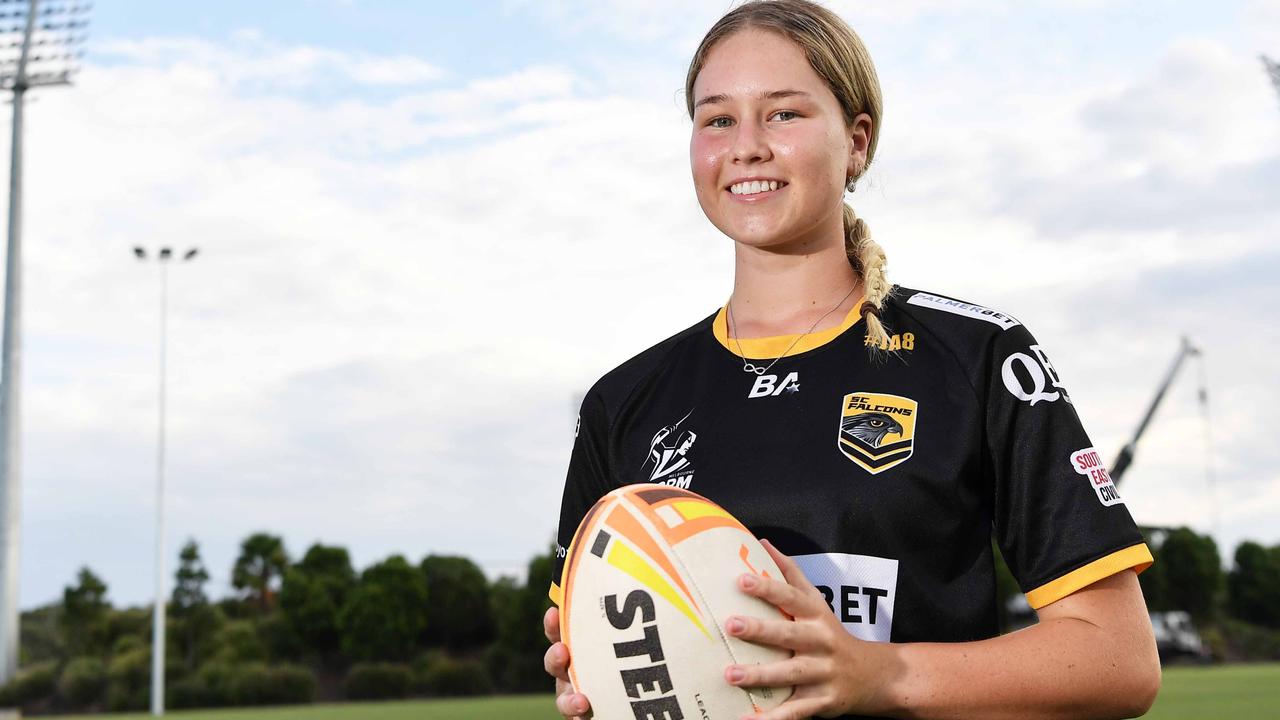 Sunshine Coast Falcons captain Makayla Everding. Picture: Patrick Woods.