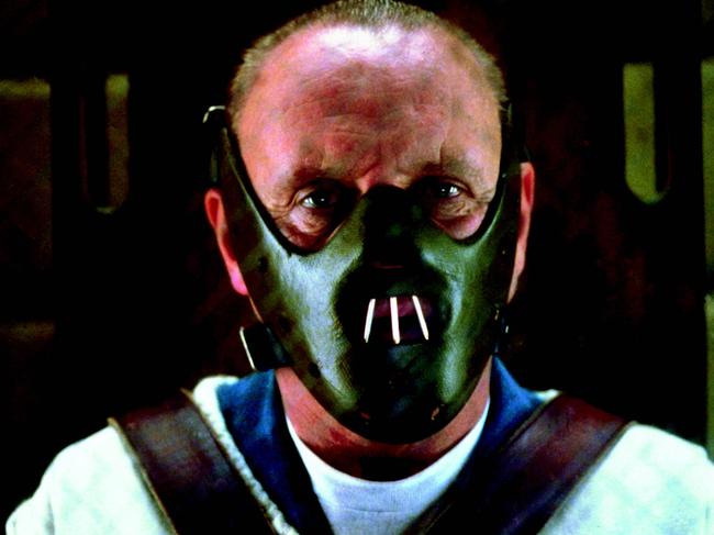 Actor Anthony Hopkins as Hannibal Lecter in scene from film 'Red Dragon' - movies